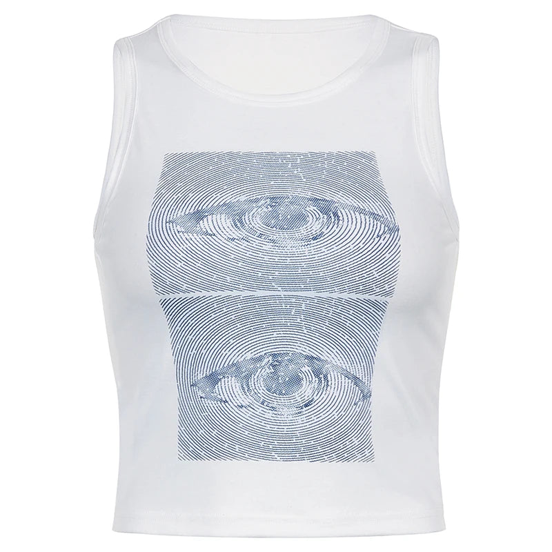Top corto de corsé vintage para mujer de la marca Glow, estilo gótico, cyber y grunge de los años 90, ideal para verano 2021
