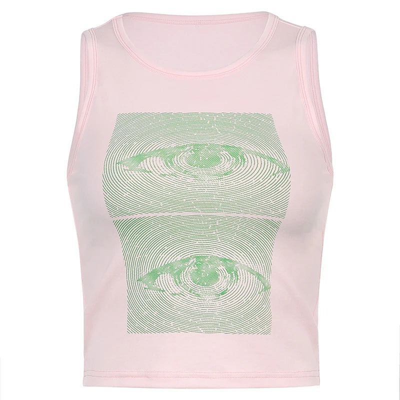 Top corto de corsé vintage para mujer de la marca Glow, estilo gótico y ciber con estética grunge y fairycore.