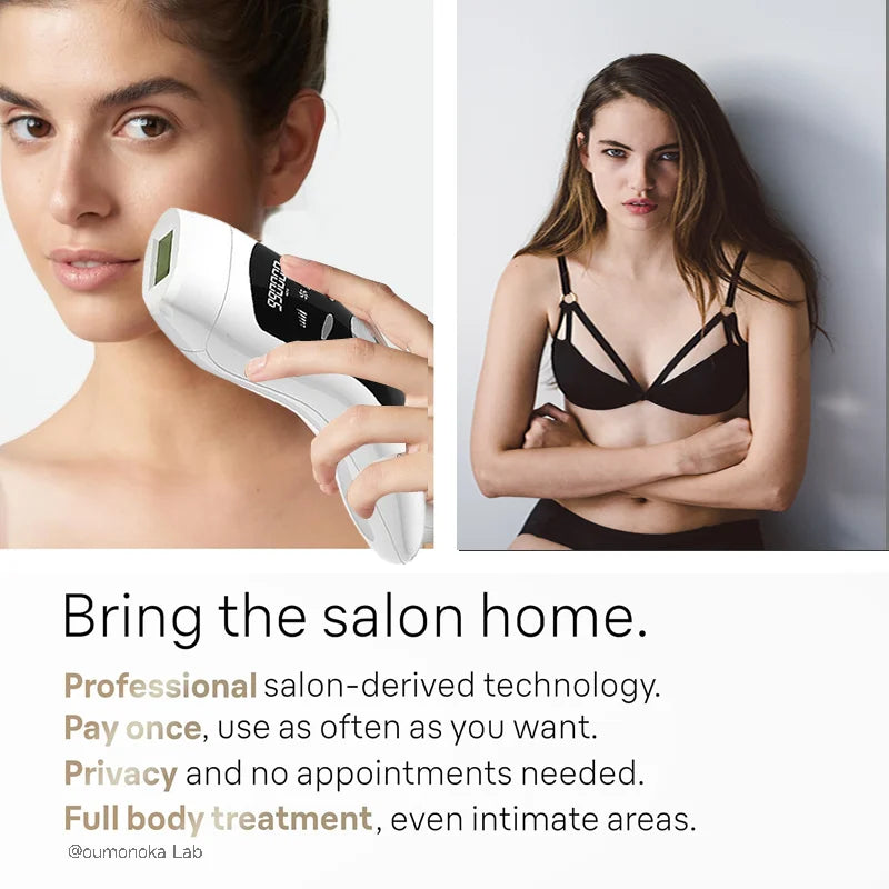 Dispositivo de depilación IPL Glow para uso doméstico, máquina de afeitado facial y tratamiento corporal para mujeres y hombres.