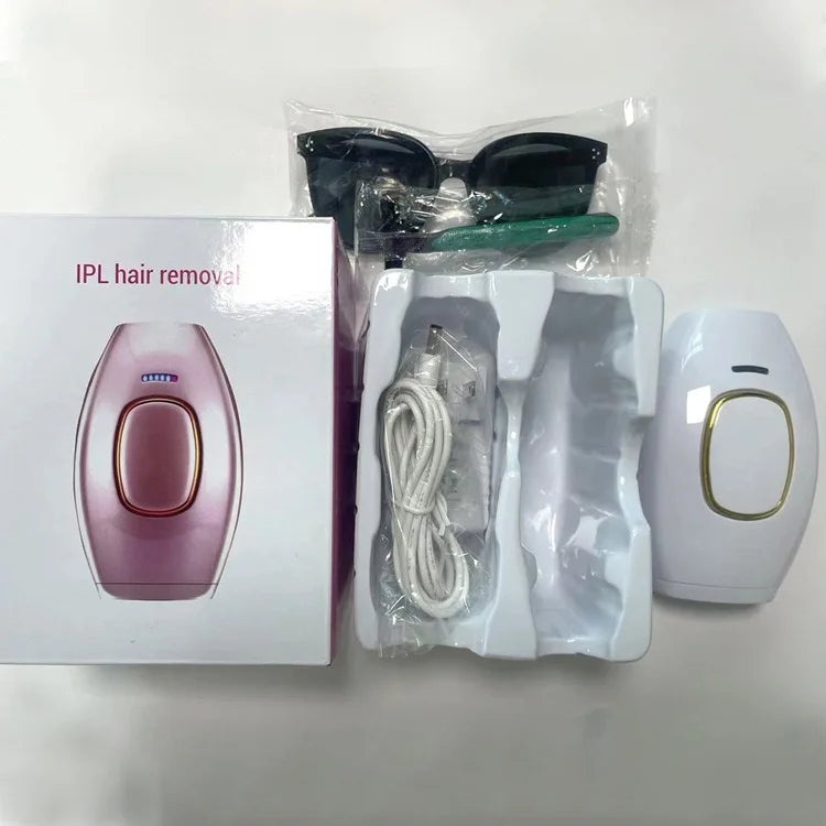 Depiladora láser IPL Glow para mujer, depilación corporal y bikini, dispositivo de pulso para uso doméstico y depilación permanente