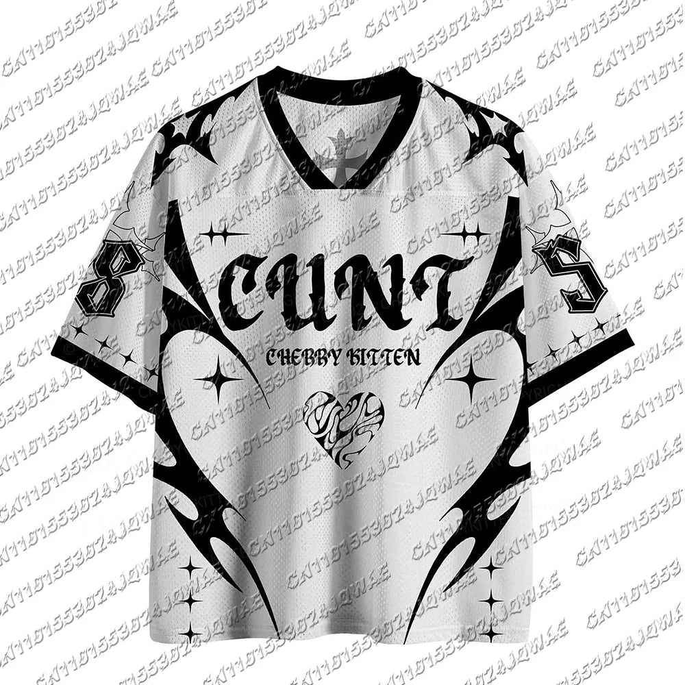 Camiseta de manga corta Glow para mujer, estilo Halloween Y2K, deportiva y cómoda con cuello en V y diseño retro.