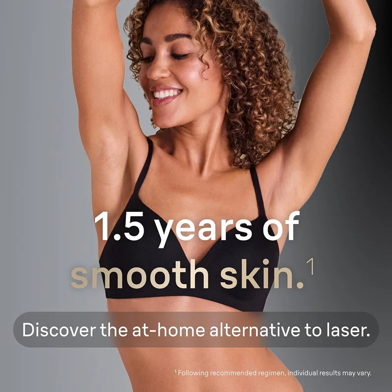 Depiladora láser IPL Glow para hombre y mujer, máquina para eliminar vello facial y corporal, con función de vibración.