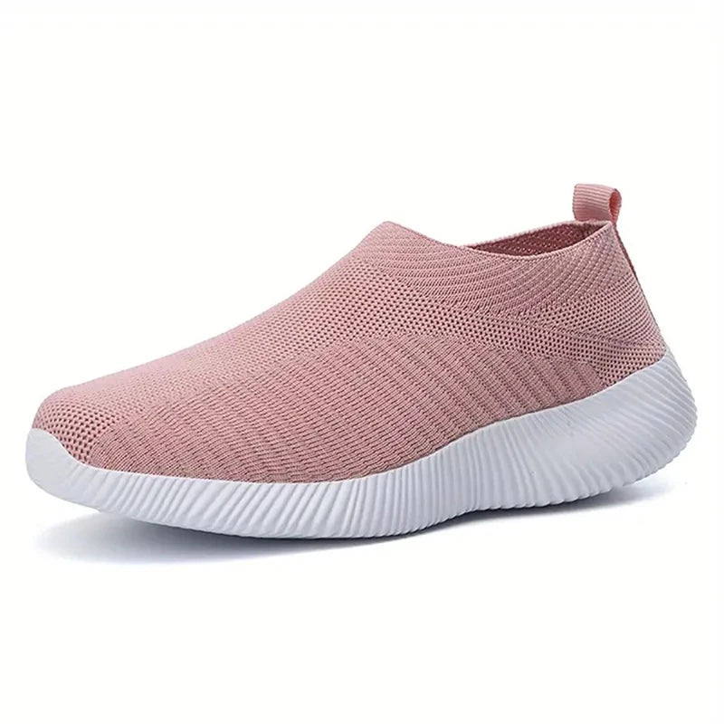 Zapatos de mujer Glow de verano, mocasines ligeros y cómodos para caminar, zapatillas suaves para exteriores.