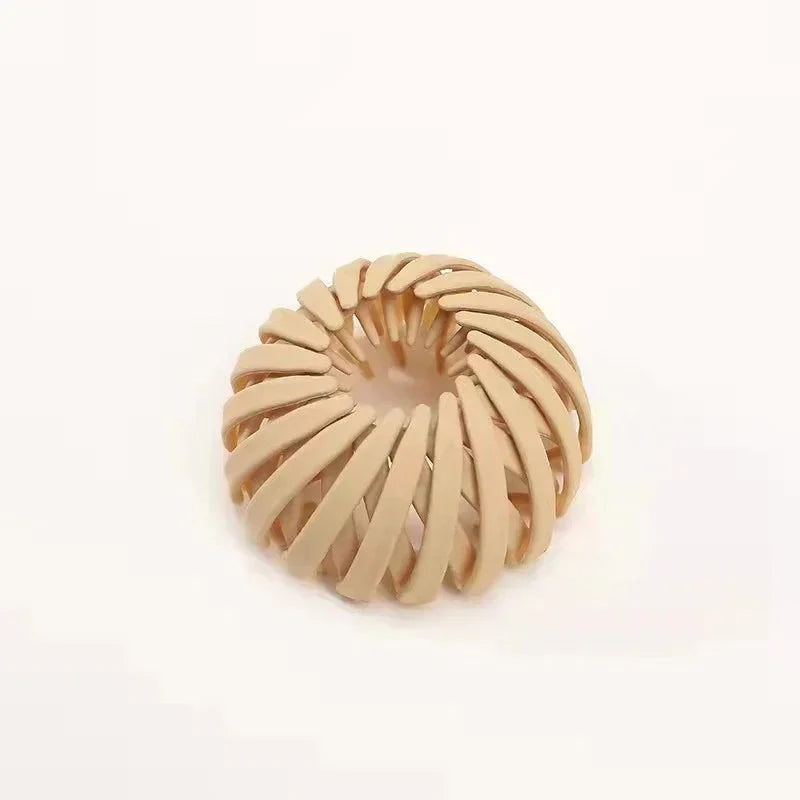 Pinza para cabello en forma de nido de pájaro, accesorio de pelo de ANZ para coleta y peinados con estilo.