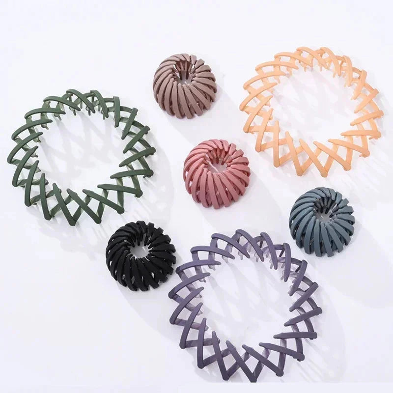 Horquilla con forma de nido de ave para coleta, clip de cabello elegante de la marca ANZ para mujeres, accesorio para peinados.