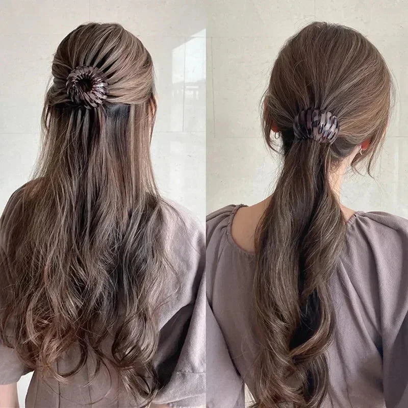 Horquilla de cabello en forma de nido de pájaro de la marca ANZ, peineta para coleta de mujer, estilo relajado y único