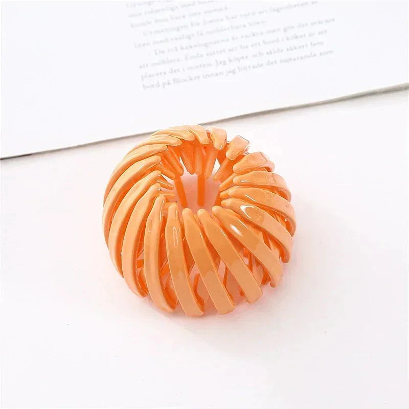 Clips de pelo en forma de nido de pájaro de la marca ANZ, accesorio para coleta de cabello con diseño de nido de pájaro para mujeres