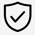 Escudo de protección de envío Atlas de la marca Glow, símbolo de seguridad y protección para envíos.